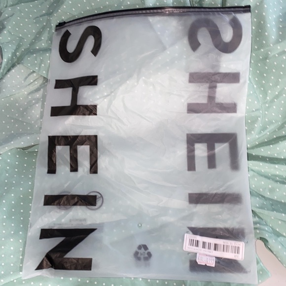 Shein 4XL Mint Green Short Sleeved V-Neck pullover Top Blouse with Elastic Waist - Picture 4 of 4